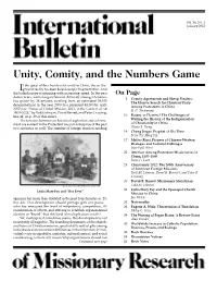 Unity, Comity, and the Numbers Game