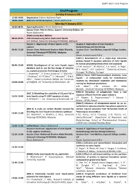 Oral Program