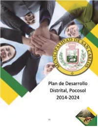 Plan De Desarrollo Distrital, Pocosol 2014-2024