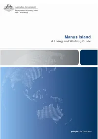 Manus Island a Living and Working Guide
