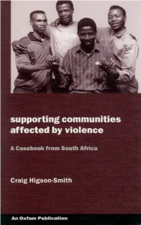 Supporting Communities Affected by Violence: a Casebook from South