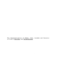 The Characterization of Medea, Didio, Ariadne and Deianira in Ovid's