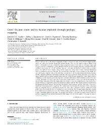 Ceres• Occator Crater and Its Faculae Explored Through Geologic