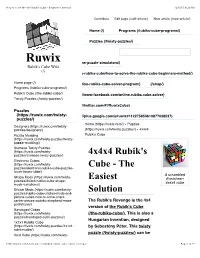 How to Solve the 4X4 Rubik's Cube - Beginner's Method 12/17/17, 6�29 PM