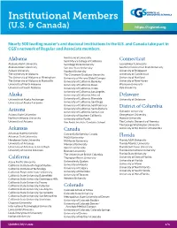 Institutional Members