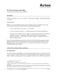 No Tree Grows to the Sky a Cautionary Tale About Manias and Bubbles