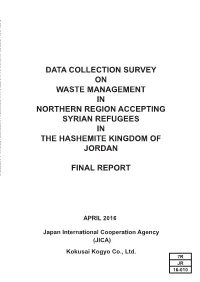 Data Collection Survey on Waste Management in Northern Region Accepting