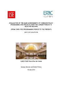 Evaluation of the Main Achievements of Cohesion Policy Programmes and Projects Over the Longer Term in 15 Selected Regions (From 1989-1993