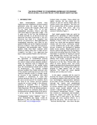 7.14 the Development of Standardized Anomalies for Gradient Fields As Well As Other Fields - a Preliminary Investigation