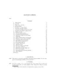 GROUPOID SCHEMES 022L Contents 1. Introduction 1 2