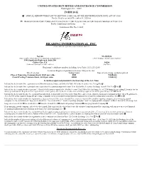 READING INTERNATIONAL, INC. (Exact Name of Registrant As Specified in Its Charter)
