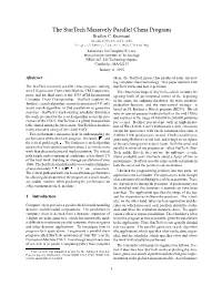 The Startech Massively Parallel Chess Program Bradley C
