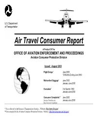 August 2003 Report