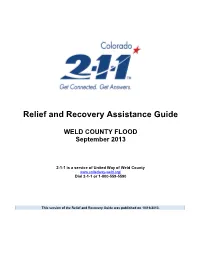 Colorado 2-1-1 Get Connected. Get Answers