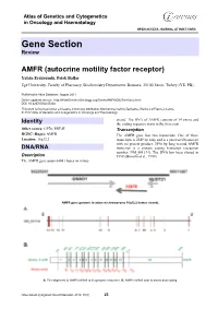 Gene Section Review