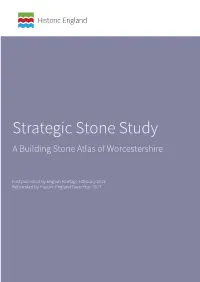 A Building Stone Atlas of Worcestershire
