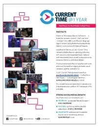 Current Time Fact Sheet