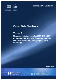 Ocean Data Standards