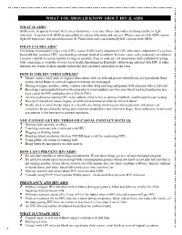 What You Should Know About HIV and AIDS