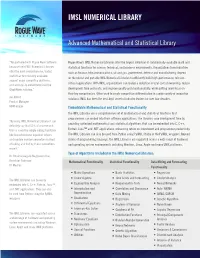 Imsl Numerical Library