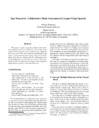 Jam Tomorrow: Collaborative Music Generation in Croquet Using Openal