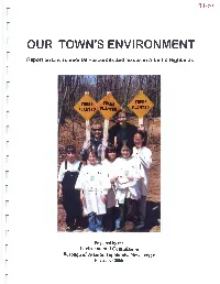 OUR TOWN's ENVIRONMENT Report on Environmental Resources and Issues in Atlantic Highlands - - -