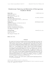 Simultaneous Clustering and Estimation of Heterogeneous Graphical Models