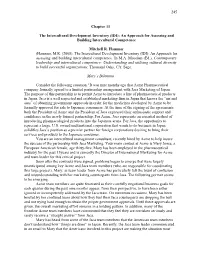 The Intercultural Development Inventory (IDI): an Approach for Assessing and Building Intercultural Competence