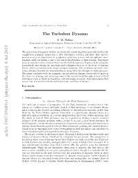 The Turbulent Dynamo
