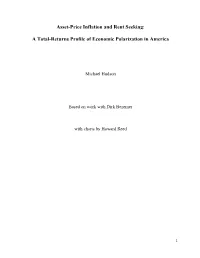 Asset-Price Inflation and Rent Seeking: a Total-Returns