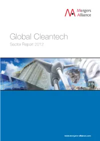 Global Cleantech Sector Report 2012