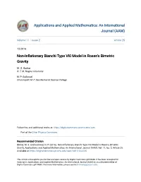 Non-Inflationary Bianchi Type VI0 Model in Rosen's Bimetric Gravity