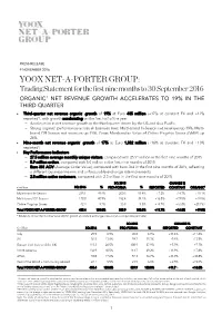 Yoox Net-A-Porter Group
