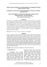 17 Keragaman Dan Kepadatan Ekinodermata Di Perairan Teluk Weda, Maluku Utara Diversity and Abundance of Echinoderms at Weda