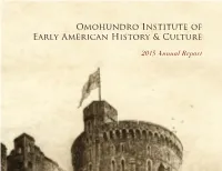 2015 OIEAHC Annual Report