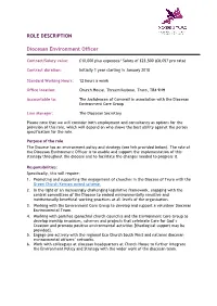 Diocese of Truro with the Green Church Kernow Award Scheme