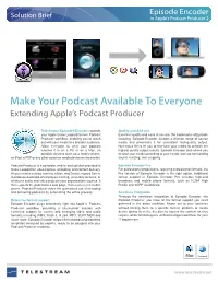 Make Your Podcast Available to Everyone Screenflow