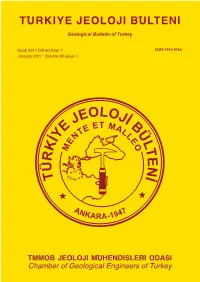 T Ü R K Iye Jeoloji Bült E