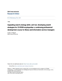 Upgrading Search Strategy Skills