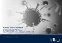 2Nd FCF Life Science IPO Report