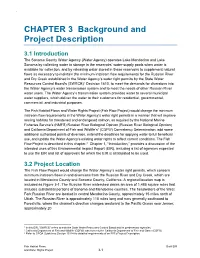 Chapter 3 – Draft EIR Fish Flow Project Background and Project