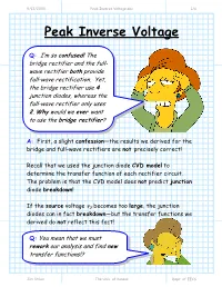 Peak Inverse Voltage.Doc 1/6