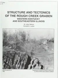 Structure and Tectonics of the Rough Creek Graben Western Kentucky and Southeastern Illinois