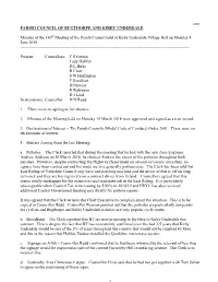 1 Parish Council of Bugthorpe