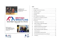 Annual Report: 2012-13 the Year in Review 10