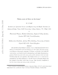 Arxiv:1812.11658V1 [Hep-Th] 31 Dec 2018 Genitors of Black Holes And, Via the Brane-World, As Entire Universes in Their Own Right