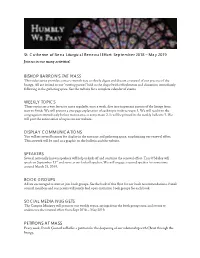 Bishop Barron's the Mass Weekly Topics Display
