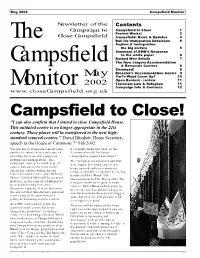 Campsfield to Close! "I Can Also Confirm That I Intend to Close Campsfield House