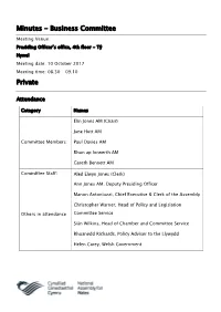 Concise Minutes