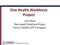 One Health Workforce Project